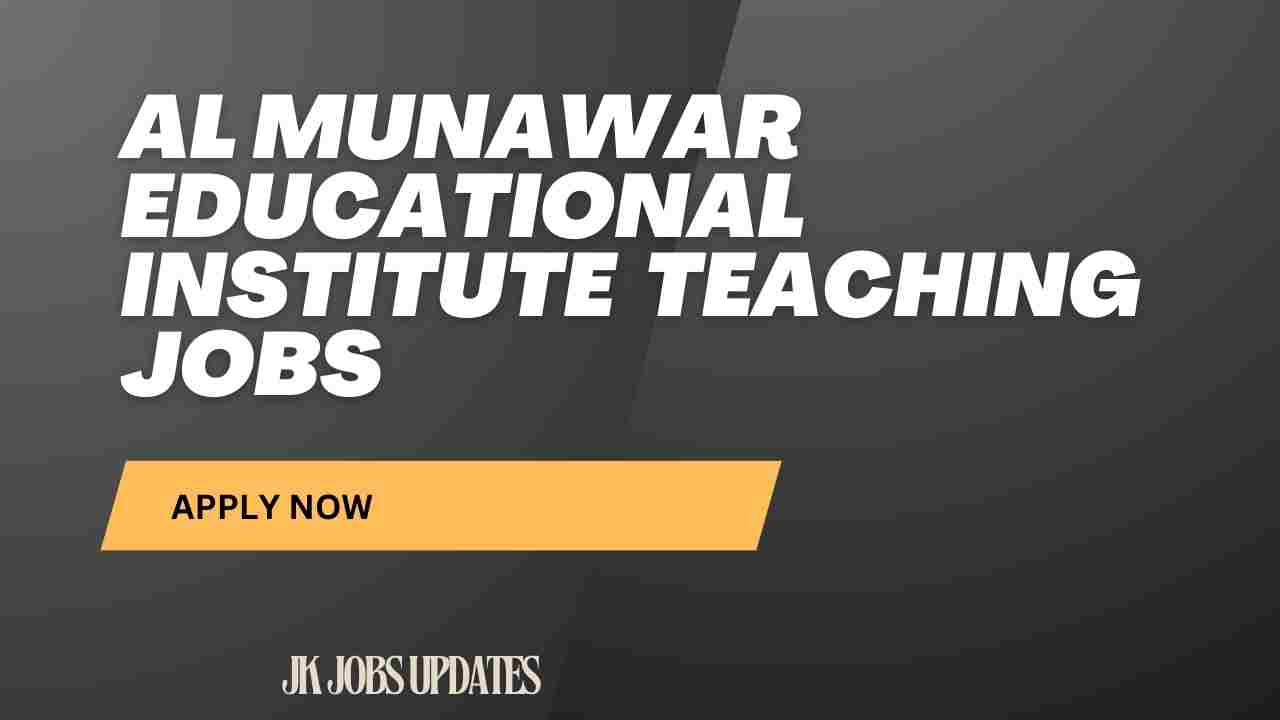 al munawar educational institute jobs